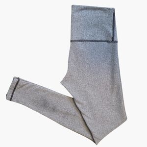 Lululemon Herringbone Grey Leggings Thick Winter– Size Unknown -See Measurements